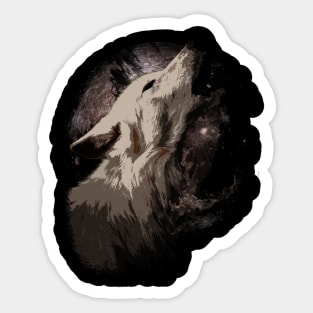 Wolf Moon Sticker